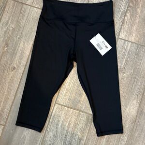 Zyia Black Light n Tight Hi-Rise Crop Leggings